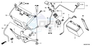 NC700XC drawing BATTERY