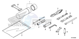 TRX420FA6G TRX420 Europe Direct - (ED) drawing TOOL