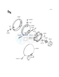 VN 800 B [VULCAN 800 CLASSIC] (B1-B5) [VULCAN 800 CLASSIC] drawing HEADLIGHT-- S- -