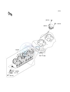 ZX 1200 A [NINJA ZX-12R] (A2) [NINJA ZX-12R] drawing THROTTLE