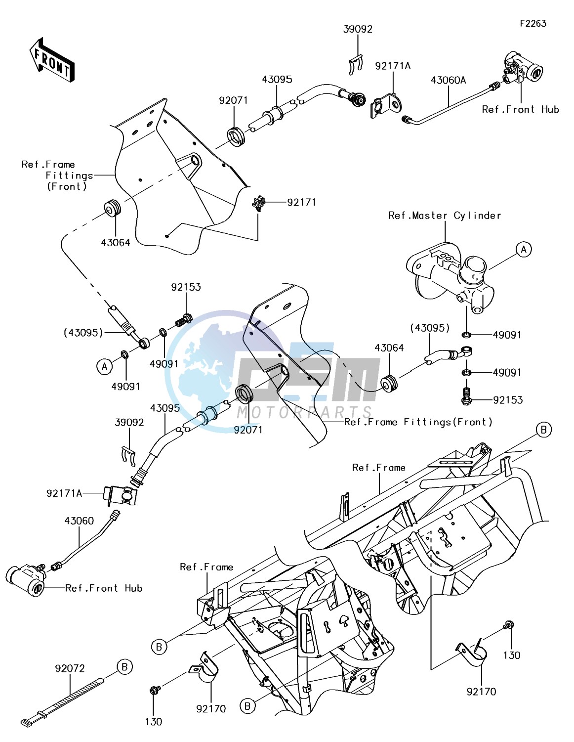 Front Brake Piping