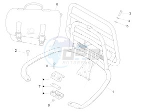 PRIMAVERA 150 4T 3V IE NOABS E3 (NAFTA) drawing Rear luggage rack