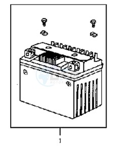 JET EURO X 50 E2 drawing BATTERY