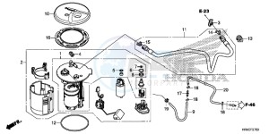 TRX500FE2G TRX500 Europe Direct - (ED) drawing FUEL PUMP