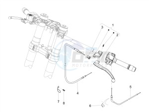 RS 50 RS4 50 2T E4 (APAC, EMEA) drawing Clutch control