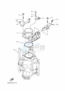 LF300UCA-2016 drawing THROTTLE-BODY