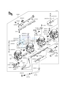 ZR 1100 C [ZRX1100] (C3-C4) drawing CARBURETOR