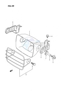 LT-F160 (P3) drawing HEADLAMP HOUSING