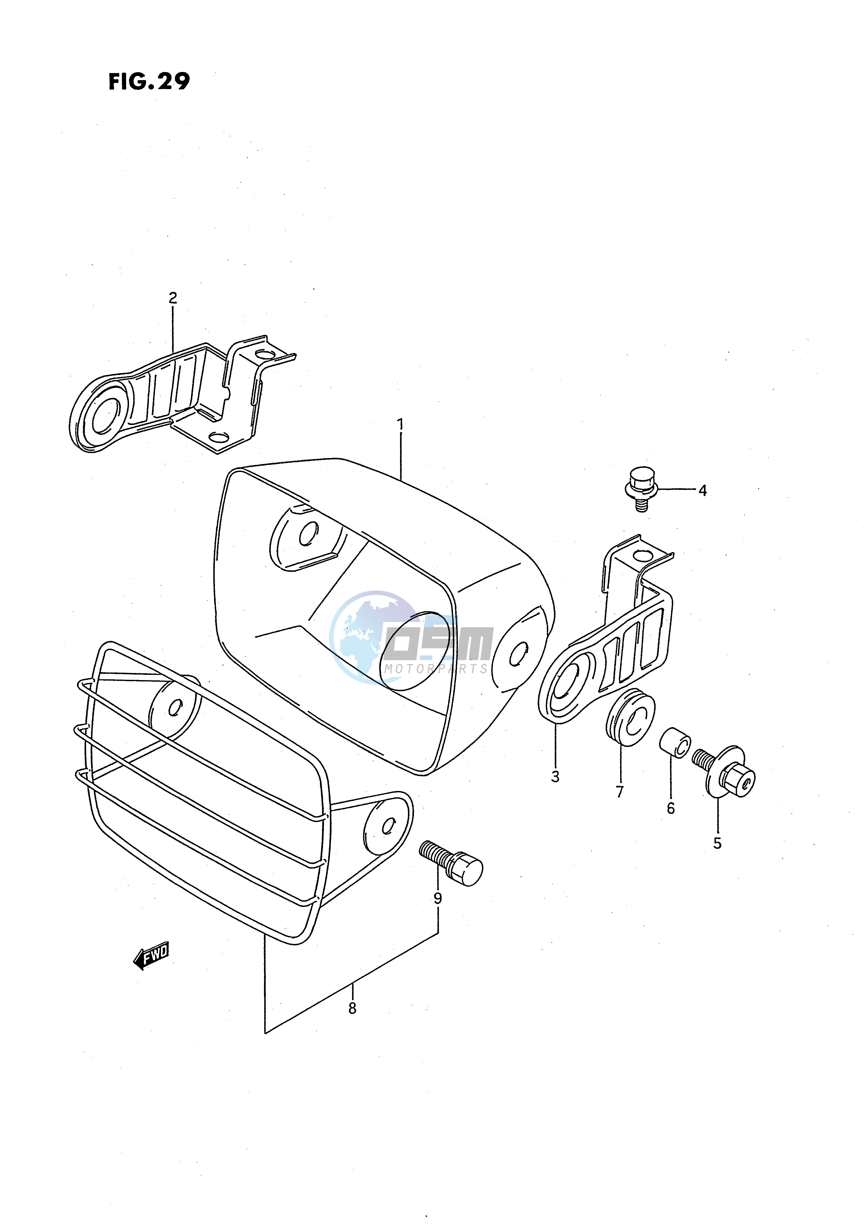 HEADLAMP HOUSING