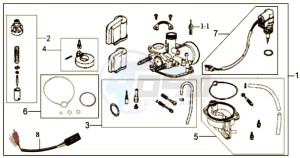 JET SPORT 50 drawing CARBURATOR