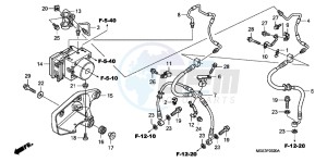 VFR1200FDB drawing ABS MODULATOR