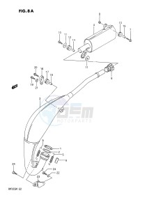 RM125 (E2) drawing MUFFLER (MODEL L)