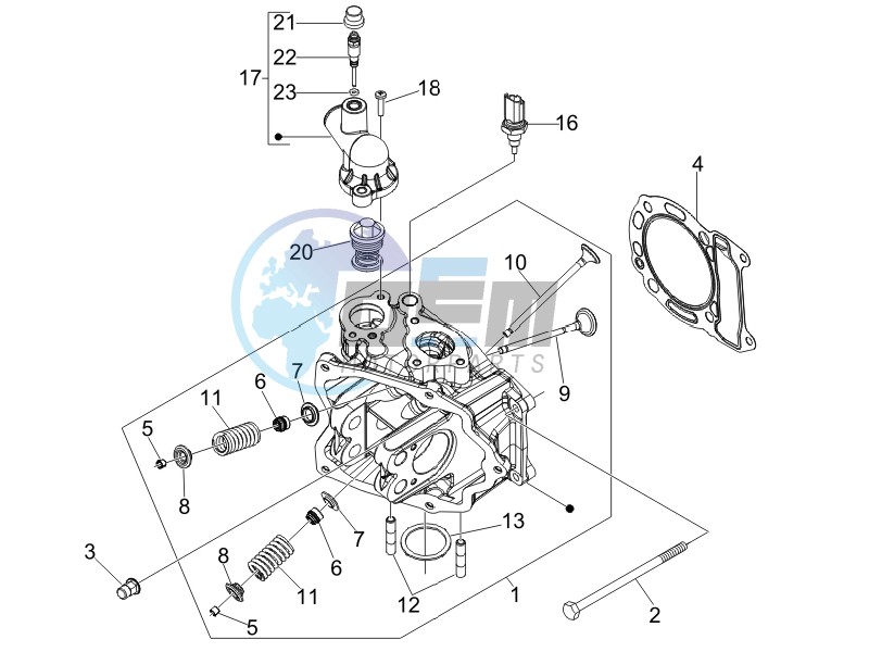 Head unit - Valve