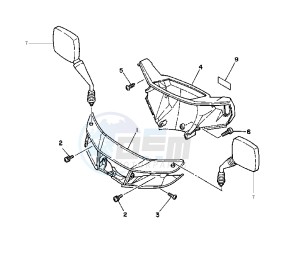 CT S 50 drawing COWLING