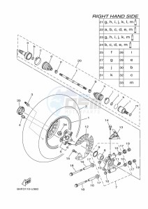 YFM700FWAD GRIZZLY 700 EPS (BFE1) drawing REAR WHEEL 2