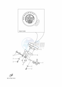 XSR700 MTM690-U (BJW1) drawing METER