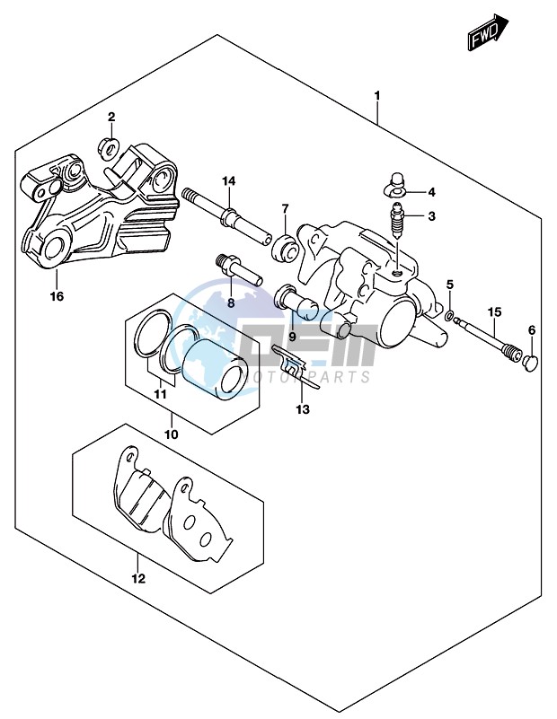 REAR CALIPER