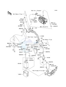 VN 2000 E [VULCAN 2000 CLASSIC] (6F-7F) E7F drawing FUEL EVAPORATIVE SYSTEM-- CA- -