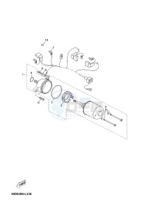 YPR125RA XMAX 125 ABS EVOLIS 125 ABS (2DMH 2DMH) drawing STARTING MOTOR