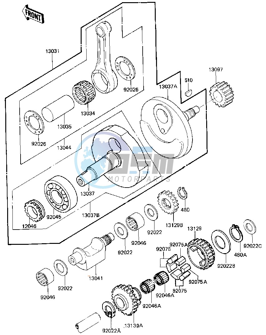 CRANKSHAFT_BALANCER -- 84-85 C2_C3- -