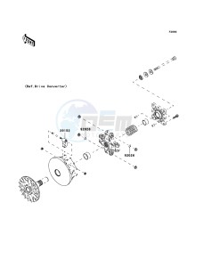 MULE_600 KAF400B7F EU drawing Optional Parts(Engine)