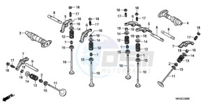 VT750C9 Europe Direct - (ED / MME) drawing CAMSHAFT