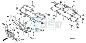 TRX420TM9 Australia - (U / 2WD) drawing CARRIER