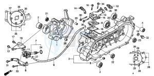 SFX50MM drawing CRANKCASE/OIL PUMP