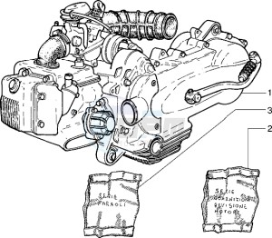 Sfera RST 125 drawing Engine