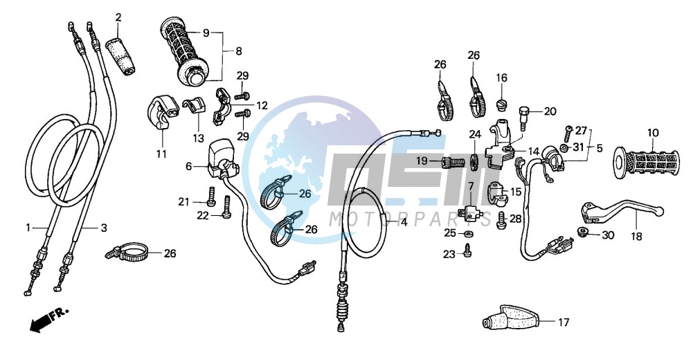 HANDLE LEVER/SWITCH/CABLE