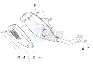 LX 50 4T-4V Touring drawing Silencer