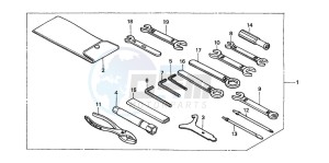 VT750C2 drawing TOOLS