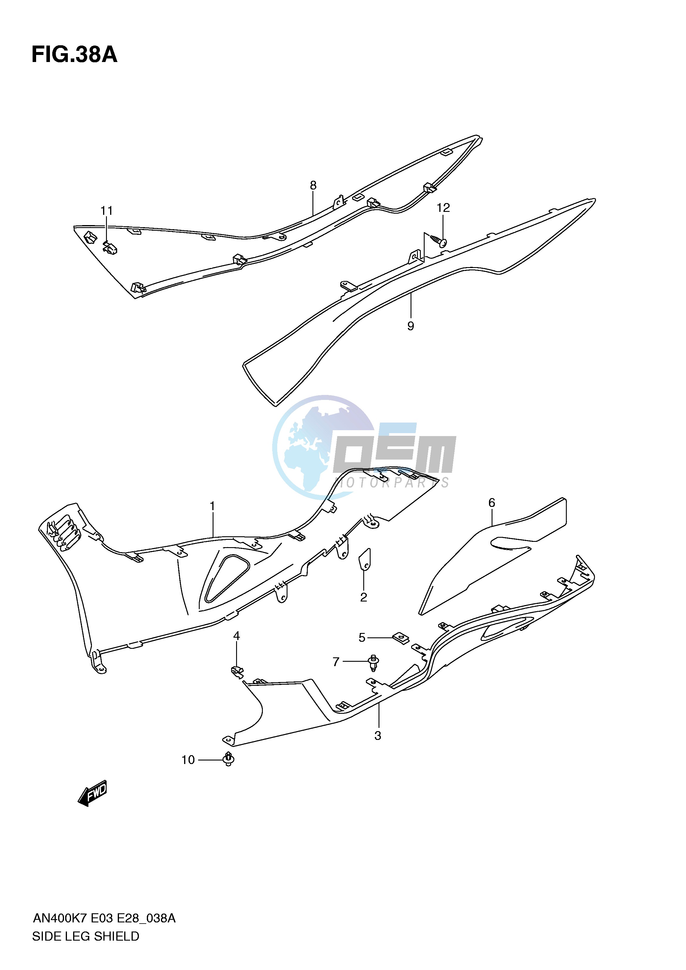 SIDE LEG SHIELD (MODEL K9)