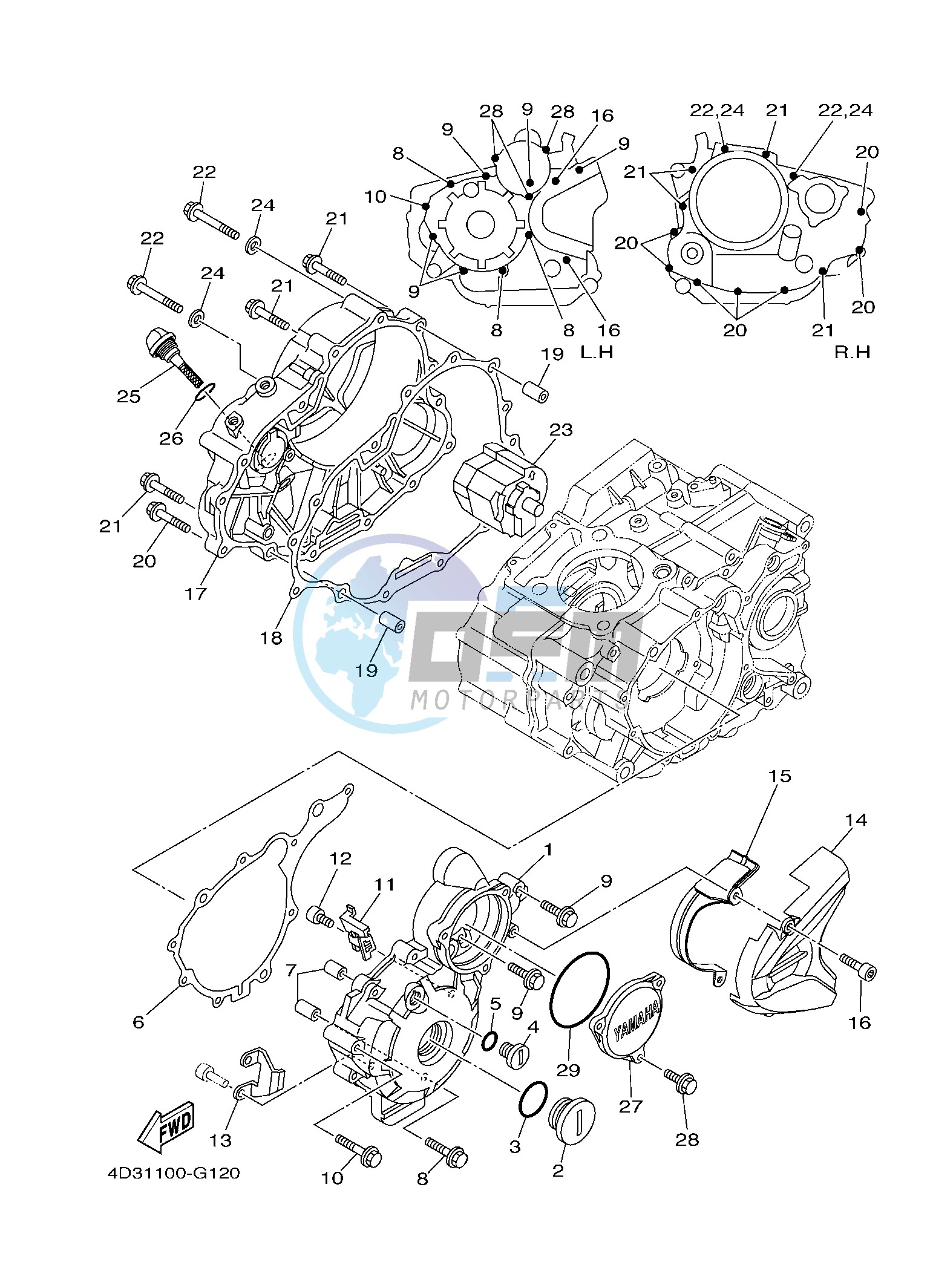 CRANKCASE COVER 1