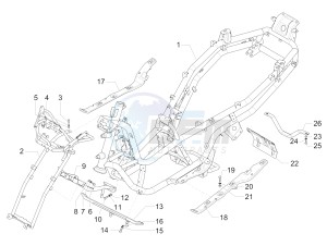 MP3 500 Sport Business ABS (NAFTA) drawing Frame/bodywork