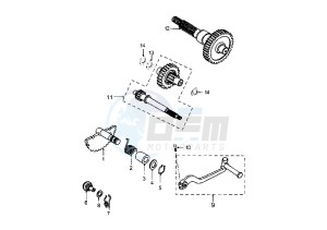 VIVACITY - 100 cc drawing GEAR GROUP