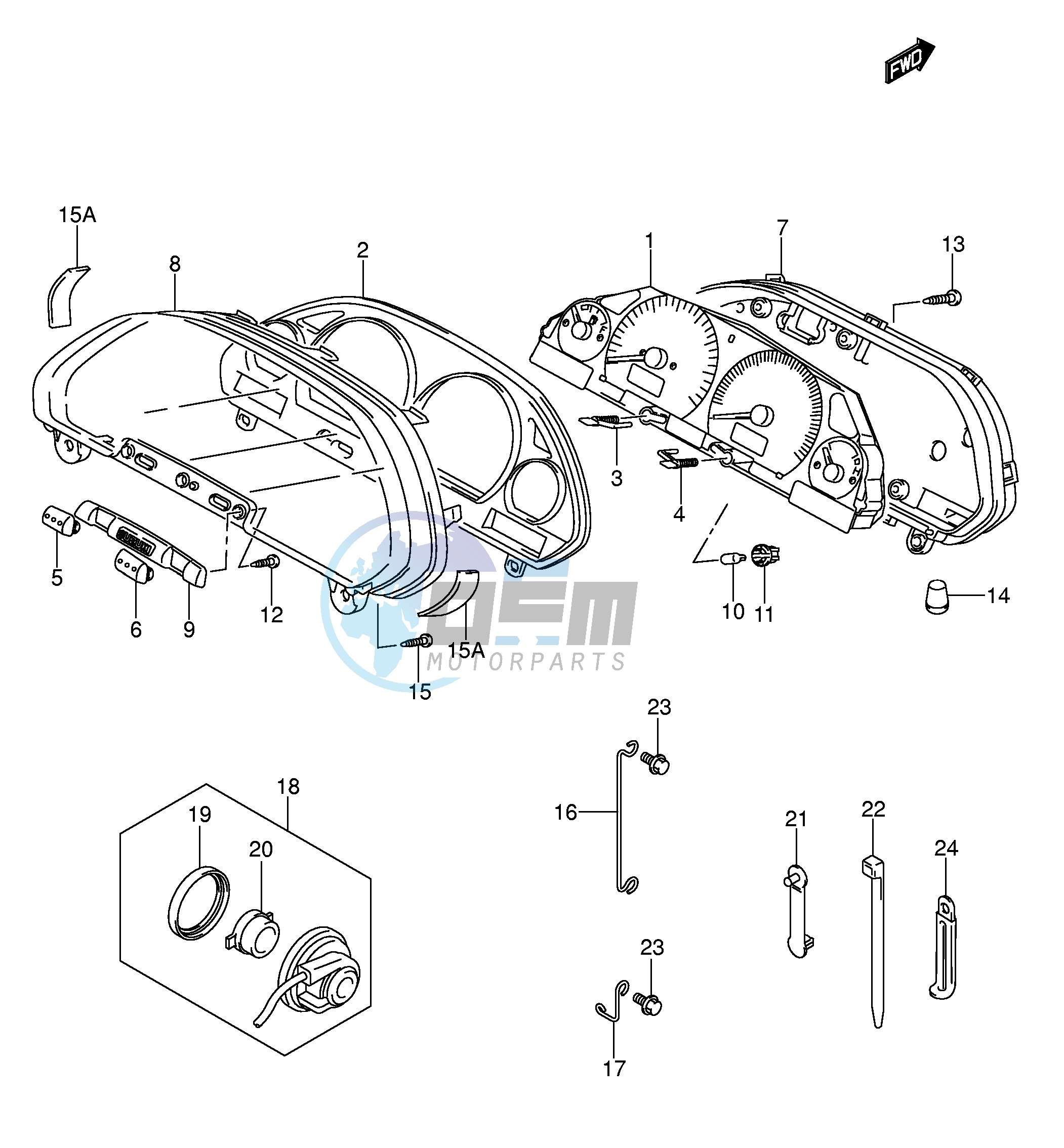 SPEEDOMETER (MODEL K5 K6 E2,E19,E38,IMOBI)