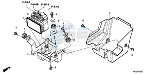 CBR500RAD CBR500R ABS UK - (E) drawing ABS MODULATOR