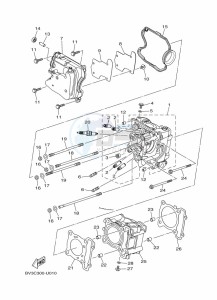 YP125RA XMAX 125 TECH MAX (B9Y3) drawing STEERING