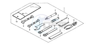 VT125C2 drawing TOOLS