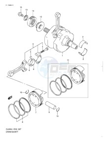 DL 650 V-STROM EU-UK drawing CRANKSHAFT