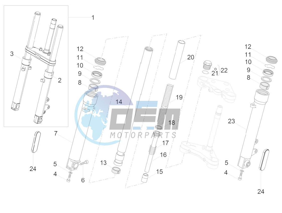 Front fork Kaifa