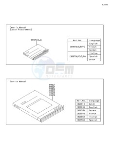 KLX110 KLX110CHF EU drawing Manual