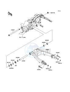 VN1700_VOYAGER_ABS VN1700B9F GB XX (EU ME A(FRICA) drawing Swingarm