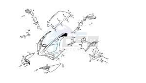 GPR REPLICA MALOSSI - 50 CC VTHGR1D1A 2T MALOSSI drawing COWLING