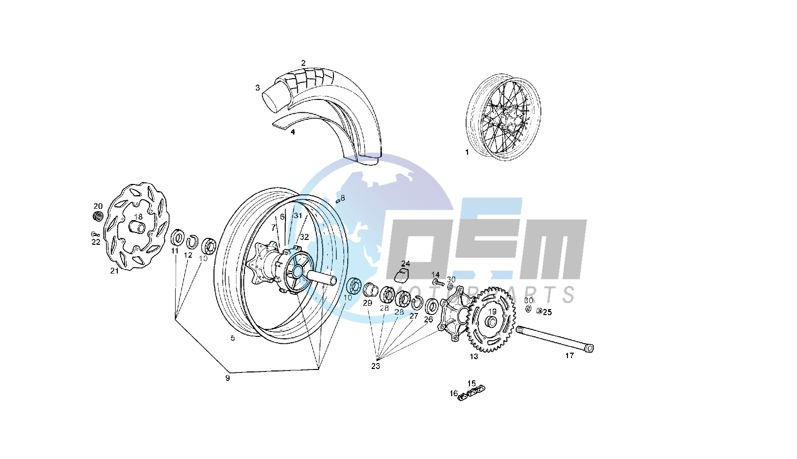 REAR WHEEL MY06