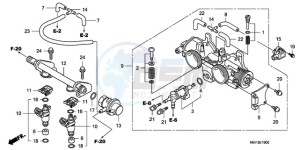 FJS400D9 ED / 2ED drawing THROTTLE BODY