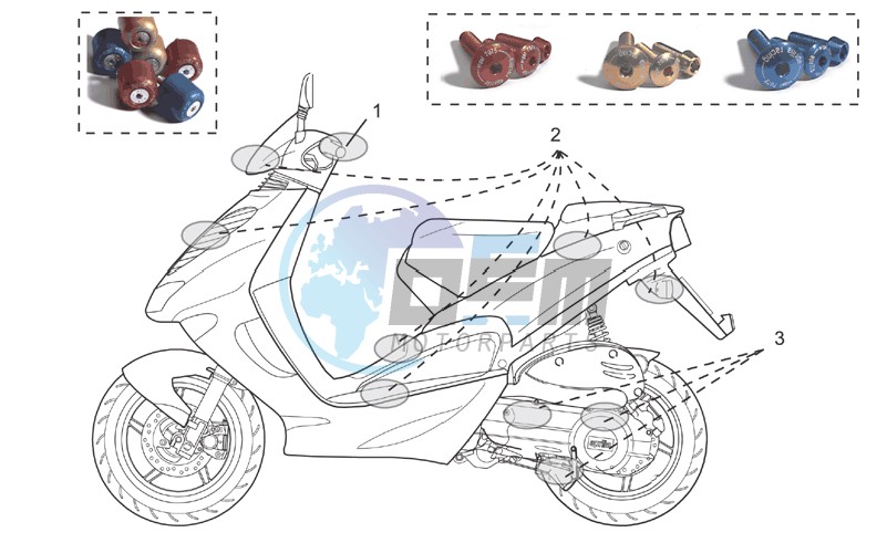 Acc. - Cyclistic components