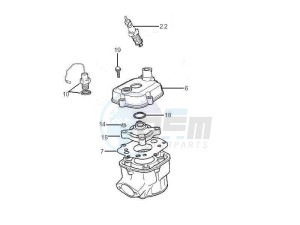 RCR_SMT 50 drawing Cilinder head unit - Valve