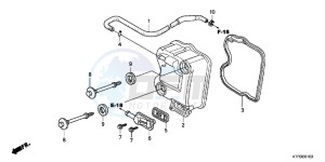 SH125B drawing CYLINDER HEAD COVER